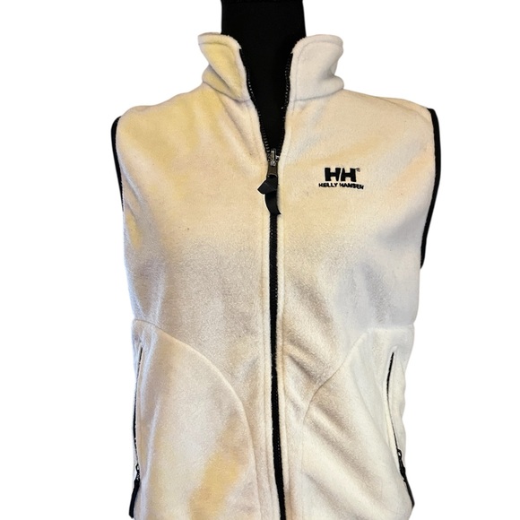 Helly Hansen Off-White Fleece Vest - Picture 1 of 2